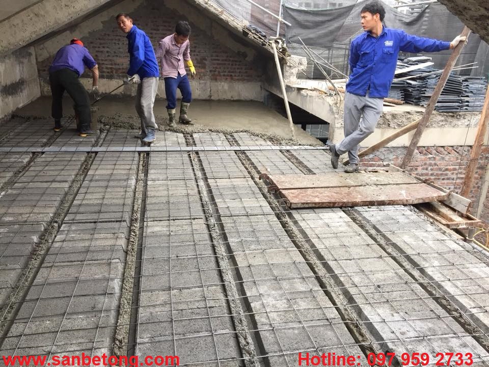 Cải tạo tầng áp mái Biệt Thự bằng sàn bê tông nhẹ Xuân Mai Cải tạo tầng áp mái Biệt Thự bằng sàn bê tông nhẹ Xuân Mai